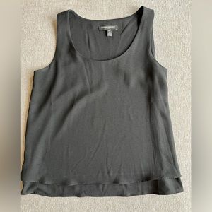 BR black sleeveless blouse with layered bottom - size SP